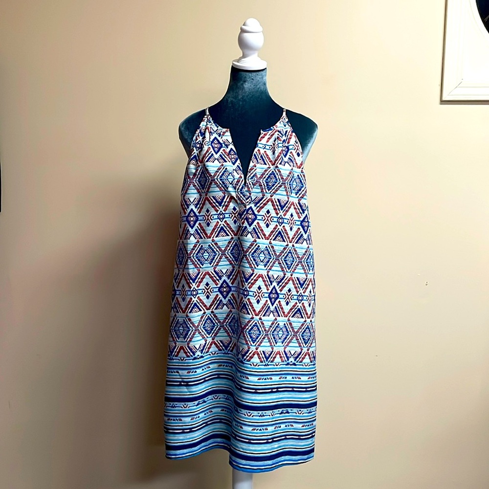 Skies are Blue Red, White, and Blue Sundress Size Medium